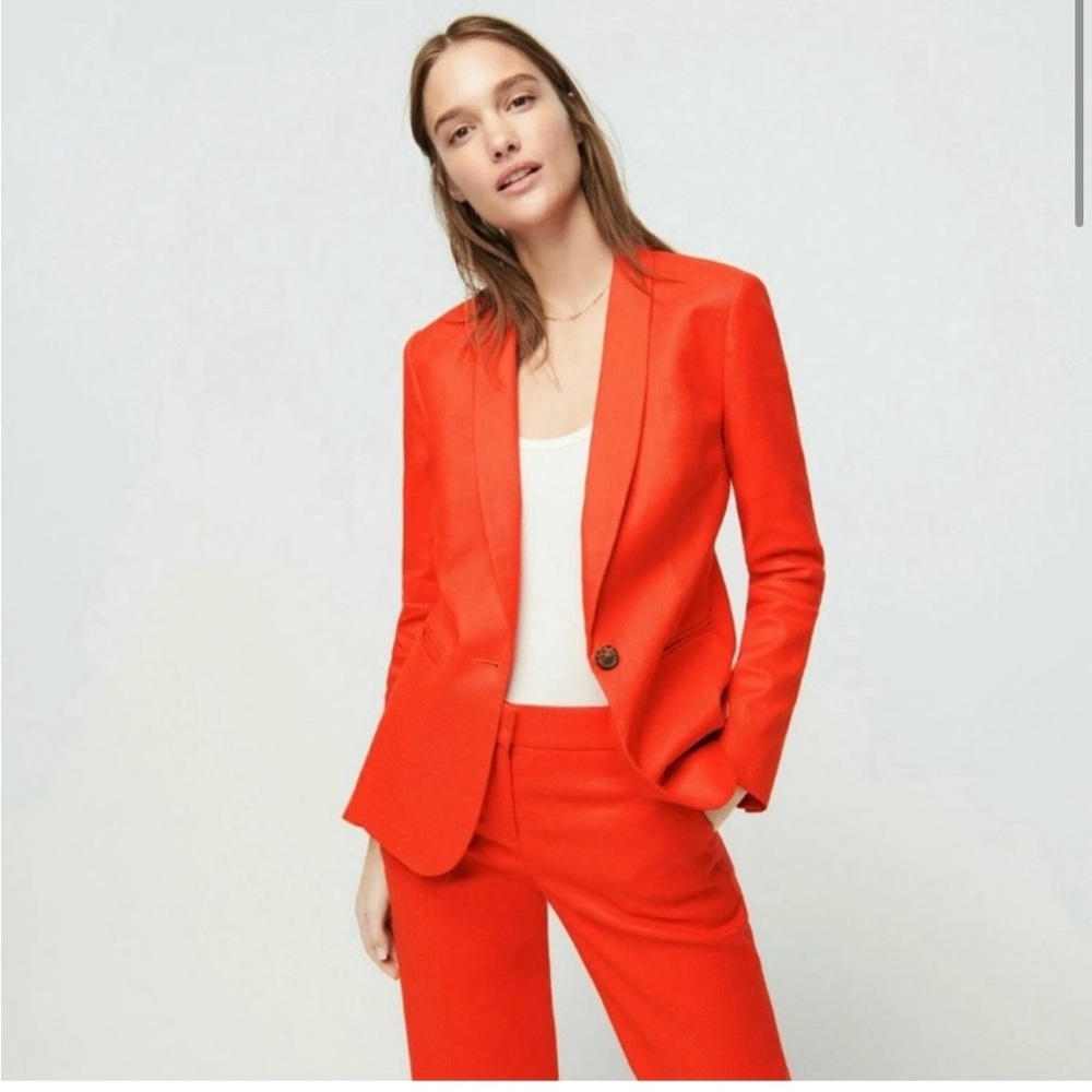 J. Crew Parke Blazer in Linen Blend